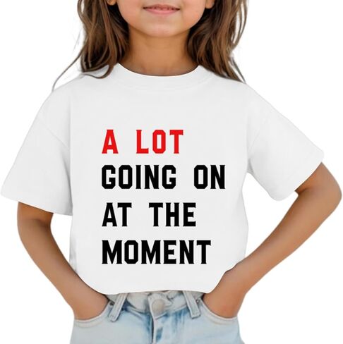يجري الكثير في الوقت الحالي قميصات Kids Girls Cute Country Concert Thords Nashville Gifts Tshirt Tees Funny Graphic Tees in Kuwait