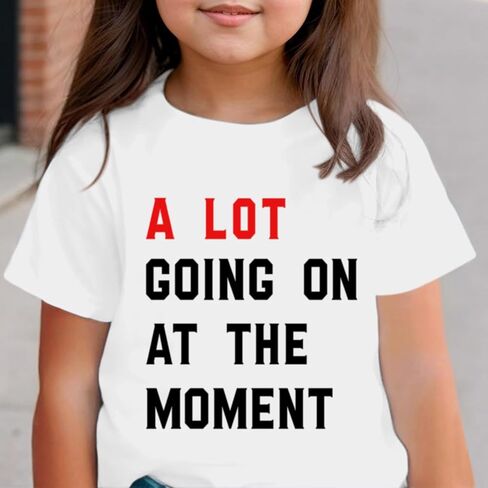 يجري الكثير في الوقت الحالي قميصات Kids Girls Cute Country Concert Thords Nashville Gifts Tshirt Tees Funny Graphic Tees in Kuwait
