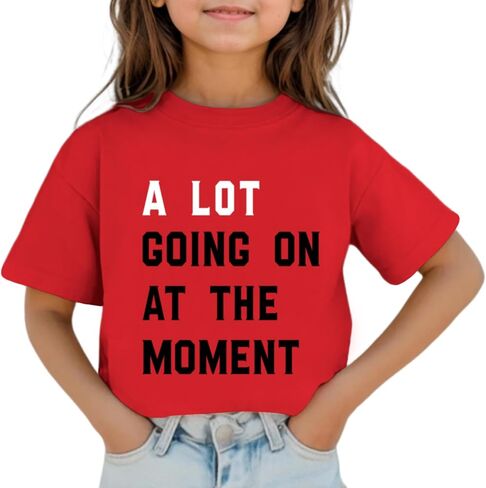 يجري الكثير في الوقت الحالي قميصات Kids Girls Cute Country Concert Thords Nashville Gifts Tshirt Tees Funny Graphic Tees in Kuwait