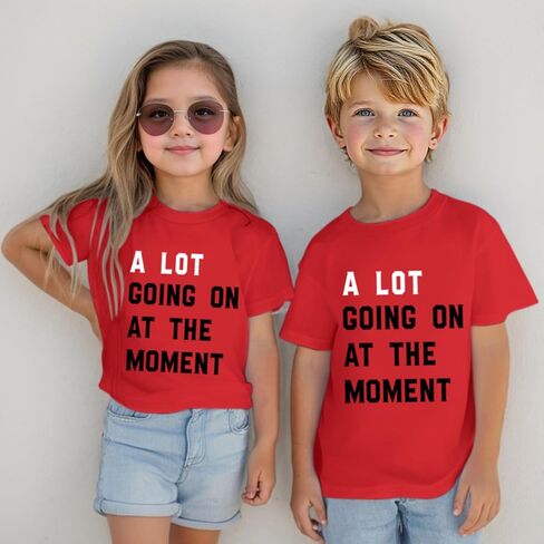 يجري الكثير في الوقت الحالي قميصات Kids Girls Cute Country Concert Thords Nashville Gifts Tshirt Tees Funny Graphic Tees in Kuwait