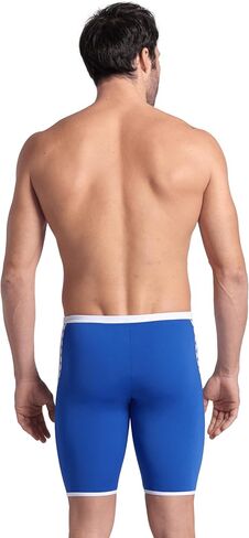 ARENA Men's Icons Solid Swim Jammer MaxLife Athletic Swimwear Professional Training Swimsuit Knee Length Sports Bathing Suit in Saudi Arabia