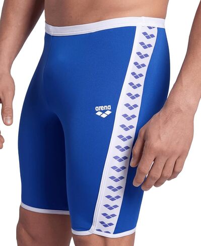 ARENA Men's Icons Solid Swim Jammer MaxLife Athletic Swimwear Professional Training Swimsuit Knee Length Sports Bathing Suit in Saudi Arabia