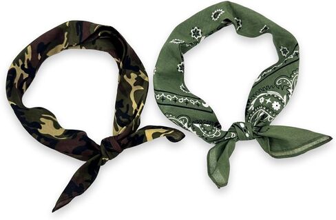 VAMQOR BANDANA Pack & Double Pack Cotton للرجال والنساء 22 بوصة in Kuwait