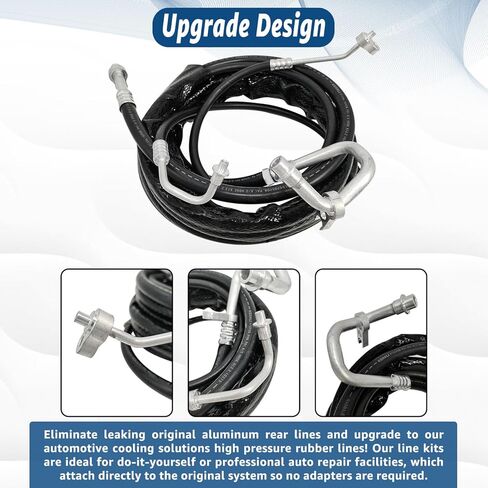AT34653 Rear AC Line Set Air Conditioning Hoses Fit for 2007-2017 GMC Acadia chevy Traverse 2006-2010 Saturn Outlook for 2008-2017 Enclave 23199274 in Saudi Arabia