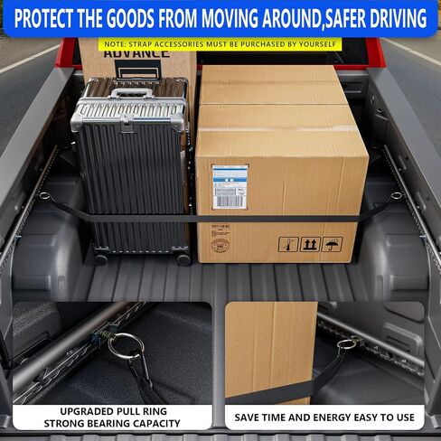 5.82FT Side Trail Rail System Compatible with 19-25 Chevy Silverado Truck Bed Rail System GMC Sierra 1500 Tie Down Rail Replacement for 2019-2025 Chevy Silverado Accessories (Side Trail Rail) in Saudi Arabia