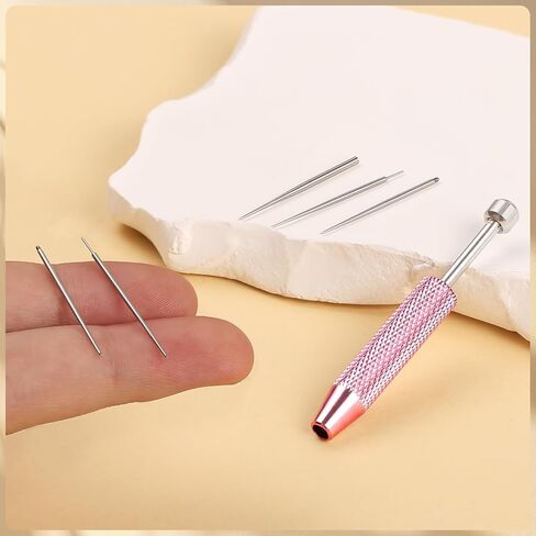 Piercing Ball Grabber Tool for Changing Jewelry - 16G 18G Flat Back Earring Insertion Applicator Tool Piercing Taper Changing Tool Ear Nose Lip Piercing Needle Kit Piercing Taper Insertion Removal Tool in Saudi Arabia