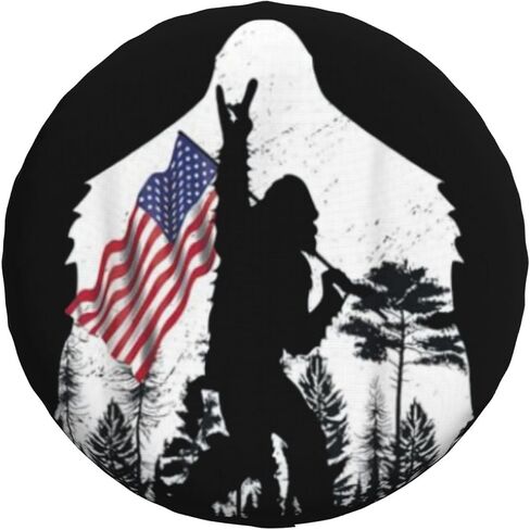 Spare Tire Cover with Marshmallow Campfire Pattern Wheel Protectors Weatherproof Wheel Covers Universal Fit for SUV Truck Rv Travel Camper Trailers Accessories 15inch in Kuwait
