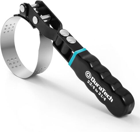 DURATECH Small Swivel Oil Filter Wrench, Oil Filter Removal Tool Fits Filters 2-3/4" to 3-1/4", Perfect for Car Repair Tools in Saudi Arabia