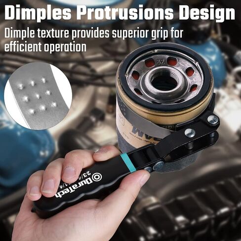 DURATECH Small Swivel Oil Filter Wrench, Oil Filter Removal Tool Fits Filters 2-3/4" to 3-1/4", Perfect for Car Repair Tools in Saudi Arabia