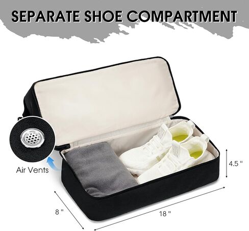 لشركة Spirit Airlines 18x14x8 حقيبة عنصر شخصية تحمل كيسًا على حقيبة مع Pocket & Shoe Compartment و USB شحن ميناء in Kuwait