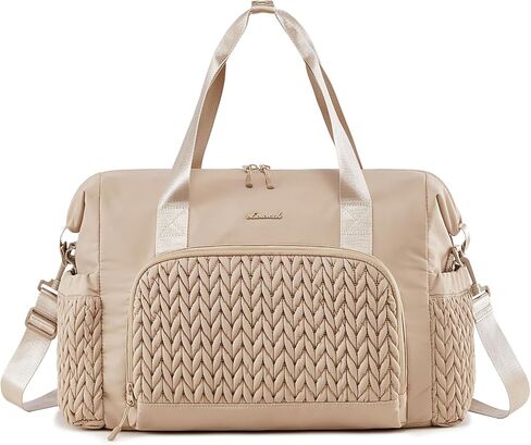 LOVEVOOK Travel Duffle Bag Gym Bag, Quilted Weekender Bags for Women Overnight Bag, Hospital Bag for Women Labor Delivery, Personal Item Travel Carry on Bag for Airplanes in Saudi Arabia
