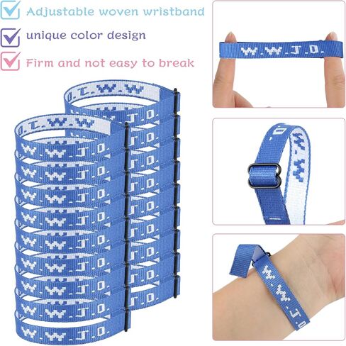 18pcs حزمة سوار مسيحية WWJD للنساء للرجال ، يسوع يهدف أساور الأساور ، أساور WWJD - ماذا سيفعل يسوع سوار in Kuwait