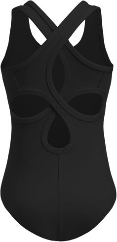 Zaclotre Ballet Leotards for Girls Hollow Back Sleeveless Dance Outfits Gymnastics Leotard Tank Bodysuit in Saudi Arabia