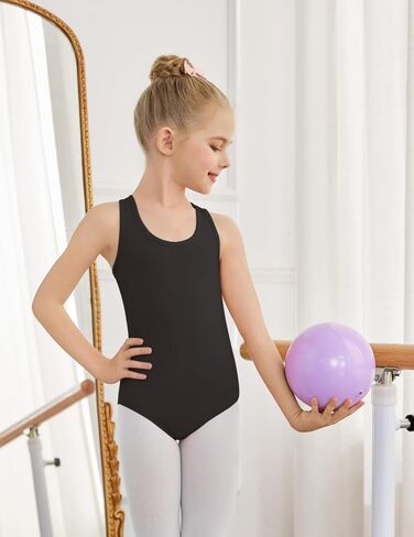 Zaclotre Ballet Leotards for Girls Hollow Back Sleeveless Dance Outfits Gymnastics Leotard Tank Bodysuit in Saudi Arabia