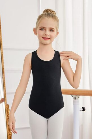 Zaclotre Ballet Leotards for Girls Hollow Back Sleeveless Dance Outfits Gymnastics Leotard Tank Bodysuit in Saudi Arabia