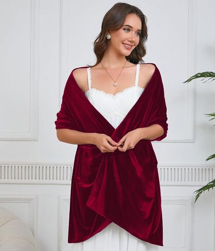 Shawls and Wraps for Evening Dresses Pashmina Wraps for Women Wedding Velvet Shawl Wrap Accessories in Kuwait