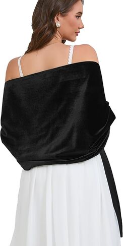 Shawls and Wraps for Evening Dresses Pashmina Wraps for Women Wedding Velvet Shawl Wrap Accessories in Kuwait