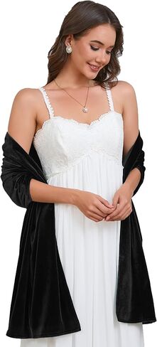 Shawls and Wraps for Evening Dresses Pashmina Wraps for Women Wedding Velvet Shawl Wrap Accessories in Kuwait