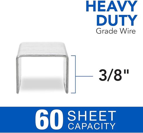 Swingline Staples ، الخدمة الثقيلة لأشعة سطح المكتب ، 1/2 بوصة ، 100/شريط ، 5000/صندوق (79392) in Kuwait