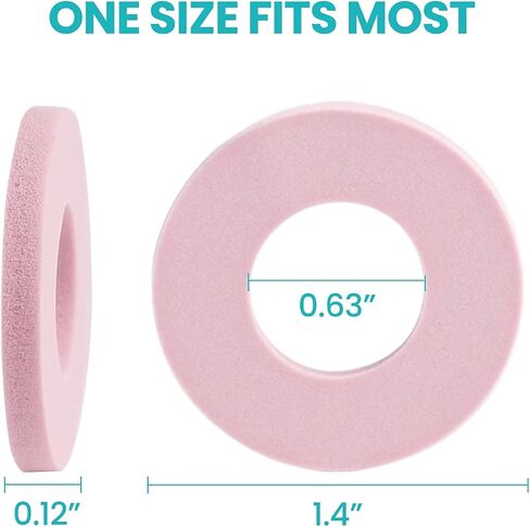 Callus Cushions for Bottom of Foot - Round Foam Padding with Water-Resistant Self-Stick Adhesive - Corn Cushions for Toes and Feet, Reduce Pain, Pressure and Friction from Shoes (Pink, 32 Count) in Kuwait