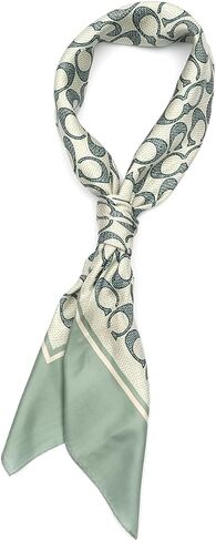 Coach womens Vintage Signature C Printed Silk Square in Saudi Arabia