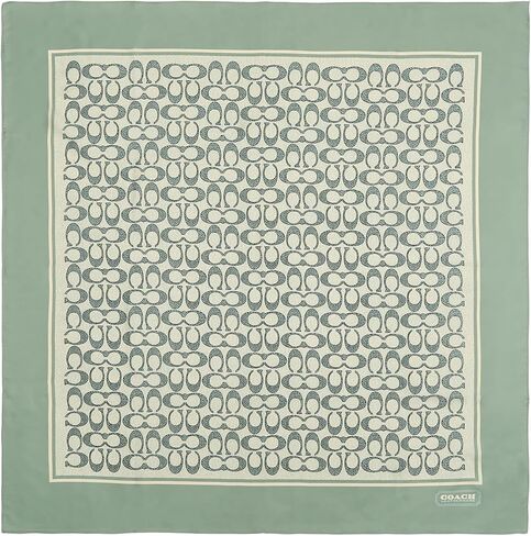 Coach womens Vintage Signature C Printed Silk Square in Saudi Arabia