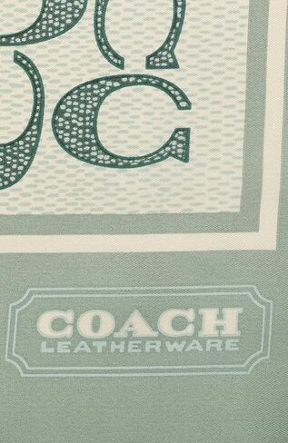 Coach womens Vintage Signature C Printed Silk Square in Saudi Arabia
