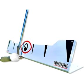 EyeLine Golf 70 Degree Edge Putting Plane Rail - استخدام محمول في الهواء الطلق أو في الأماكن المغلقة. مساعدات التدريب. صنع فى أمريكا. المحاذاة، طول السكتة الدماغية، تحسين فوري لمسار السكتة الدماغية. 24 بوصة.