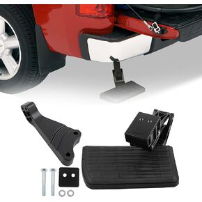 Dasbecan 75302-01A Rear Bedstep Retractable Bumper Side Step Compatible with 2006-2014 Ford F150