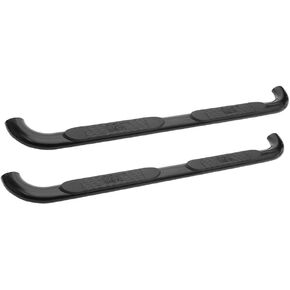 Westin 21-1955 Platinum 4 Oval Nerf Bars fits 1999-2013 Silverado Sierra 1500 2001-2007 Silverado Sierra 1500HD 2001-2014 Silverado Sierra 2500 3500HD Crew Cab (Exc 2011-2014 HD Diesel) Black Pair