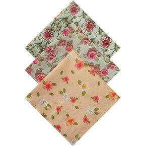 DoreenBeads Bandanas Cotton Head Kerchiefs for Women Multi Purpose Printed Hair Scarfs Headbands Large Handkerchiefs 20"