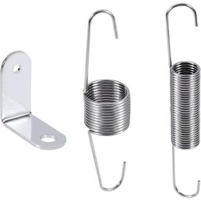 Throttle Return Spring Kit, Steel Throttle Return Spring with Bracket Carburetor Springs Double Return Carb Return Spring Kit for Chevrolet Ford 302 350