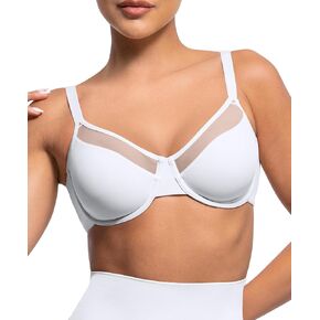 Lover-Beauty Minimizer Bras for Women Full Coverage Unlined Underwire Bras Plus Size Lifting Bra for Heavy Breast