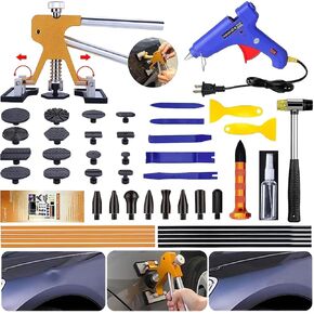 Car Dent Puller Kit, Dent Removal Set, Auto Paintless Dent Repair Tool for Automobile/Motorcycle/Refrigerator Body
