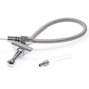 Hahaha ترقية Chrome Th350/Th400 Turbo350/400 Dipcstick ، ​​مقصة زيت الجدار الحماية ، متوافق مع GM/Chevy Th350/Th400 Turbo350/400 Chrome.