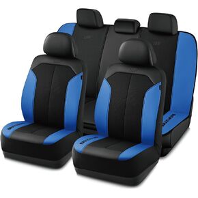 Skechers Car Seat Covers,GOGA Mat Oxford Cloth Seat Covers,Waterproof Car Seat Covers Full Sets,Automotive Universal Fit Seat Cover for Most Cars, Suvs, Trucks,Blue