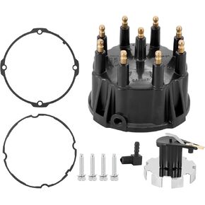 Distributor Cap and Ignition Rotor Kit 805759Q3 805759T3 805759T1 Replacement for MerCruiser 5.0L 5.7L 7.4L 8.2L 350 V8 Engines with Thunderbolt IV and V HEI Ignitions