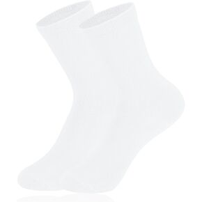Unisex Boys Girls Kids Youth Socks 6-12 Years Old Combed Cotton Anti Odor Crew Socks 3 Pack