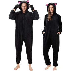 Ezuwail Unisex Adult Onesie Pajamas Outfit Animal Onesie Costumes for Women/Men