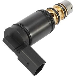 Motoforti A/C Compressor Control Valve, for Audi A5 2010-2011, Metal Plastic, 7SEU16C, Silver Tone Black Gold Tone