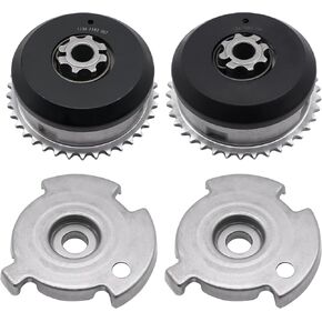 HiSport VVT Intake & Exhaust Camshaft Adjuster Sprocket Gears - Compatible with BMW 128i 135i 325i 328i 330i 335i 435i 525i 525xi 528i 528xi 530i 530xi 535i 640i 740i - Replace 11367583207 11367583208