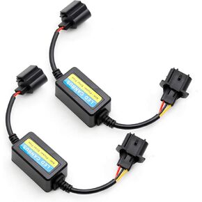 2Pcs* HB4 9006 Decoder Error Code Warning Canceller Anti Flicker Relay Adapter