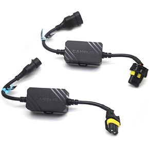 Cougar Motor 9005 Canbus Deconder - مضاد للانتعاش تسخير الضباب لمبة فلاش سريعة فلاش وميض رمز تحذير رمز تحذير (2 pcs)