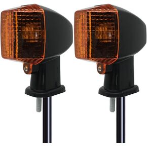 2Pcs Motorcycle Turn Signal Light Front Or Rear Indicator Winker Lamp Compatible With KAWASAK KLE 250/400/500 ZXR250 ZXR400 ZXR750 ZXR 900 ZRX1100 ZRX1200 R/S