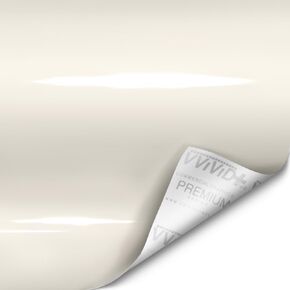 VViViD+ Ultra Gloss Pearl White Vinyl Car Wrap (1ft x 5ft)