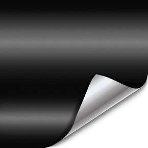 VViViD+ Ultra Matte Deep Black Vinyl Car Wrap Roll with Nano Air Release (1ft x 5ft)
