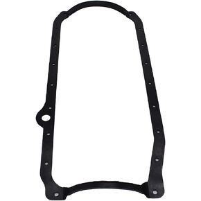 1 PC SHLPDFM Black Oil Pan Gasket 1 Piece Steel Core Rubber Gasket Fits for 1986-95 SBC Small Block Chevy 305 350