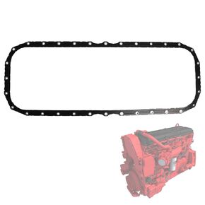 Oil Pan Gasket Oil Seal, Crankcase Gasket Fit for Cummins Vehicle ISX QSX X15 15L Truck Replace 4026684, 3679943, 131656, AK-4026684, AK4026684, FP-4026684