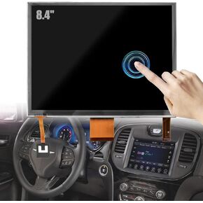8.4 "LAJ084T001A شاشة LCD مع شاشة تعمل باللمس زجاجية متوافق مع Chrysler 300 2011-2014 ؛ Dodge Charger 2011-2014 ؛ Journey 2011-2018 ؛ DART 2013-2017 ؛ MASERATI GHIBLI 2014-2017