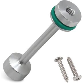 Upgrade LS Billet Aluminum Rear Plug Oil Diverter Barbell Dumbbell Shaped Oil Galley Plug For GM Gen III & IV LS1 LS3 LS2 LQ4 LQ9 LS6 L92 L33 L99 LS Swap Barbell OE #: 12573460